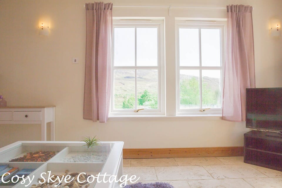 mountain view from living room