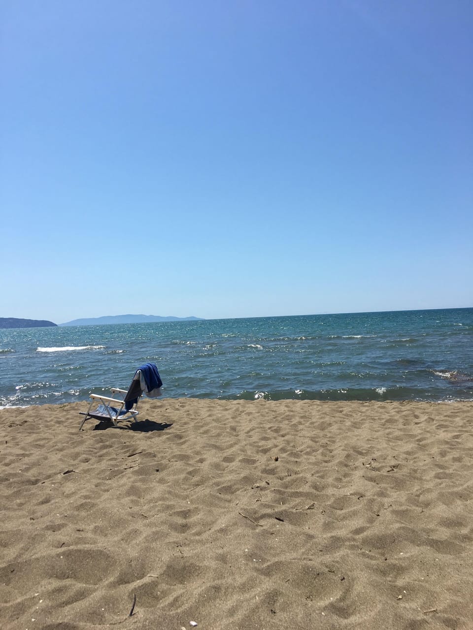 Very quiet beach