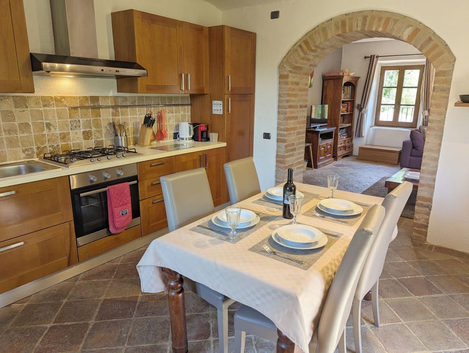 Kitchen Diner with archway to lounge