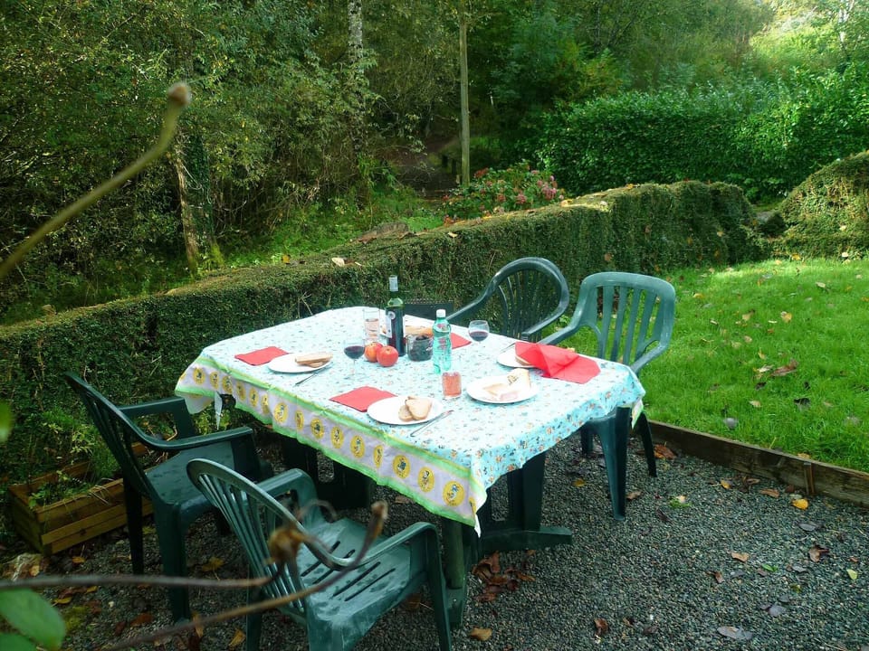 BBQ and outside area exclusively for Les Petitezs Pierres