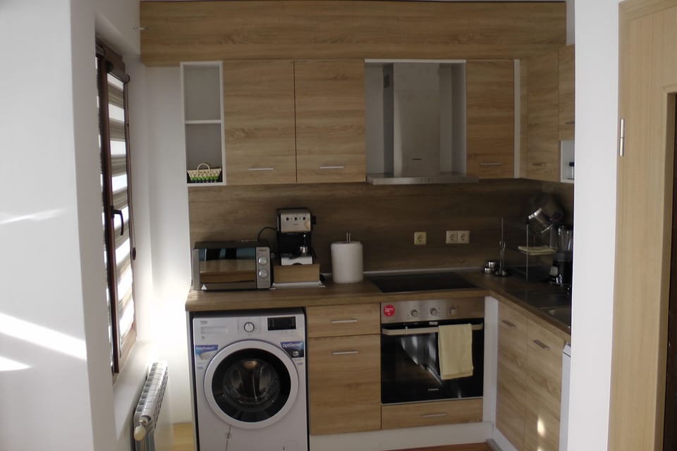 Washing machine , espresso machine and microwave  