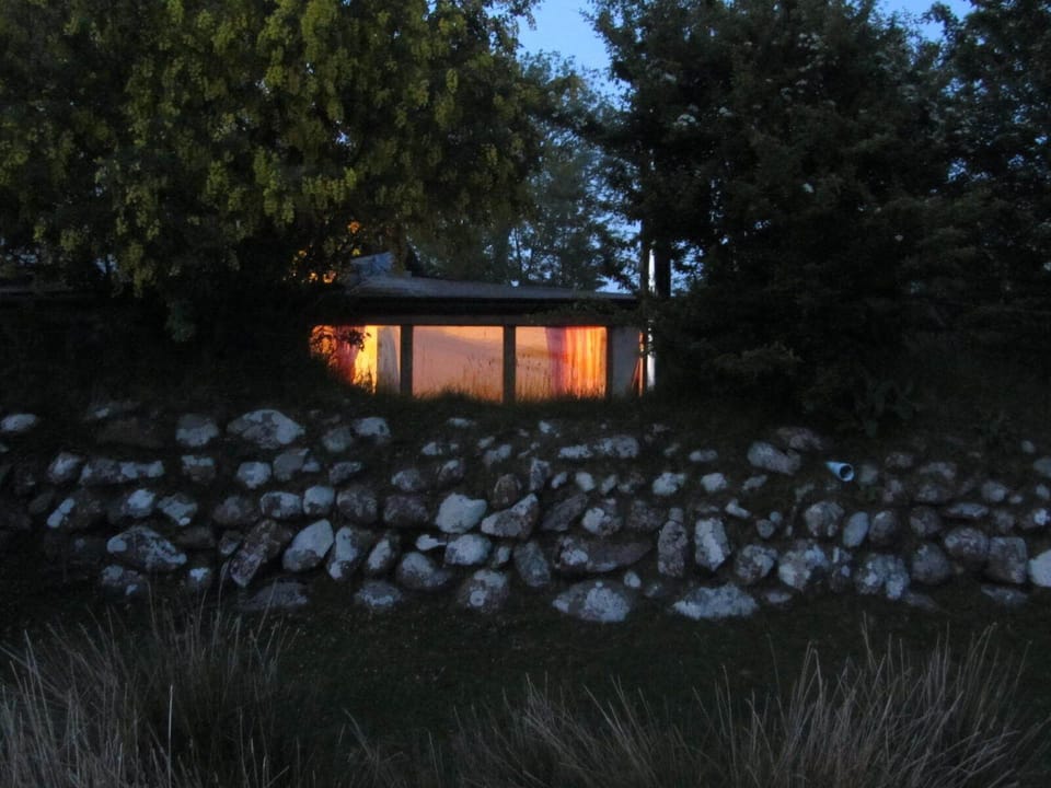 Trallwyn bach studio from the moor at night!