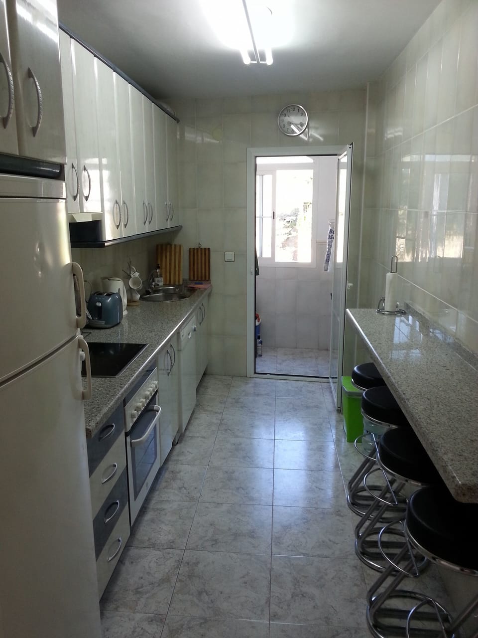 Kitchen with utility room