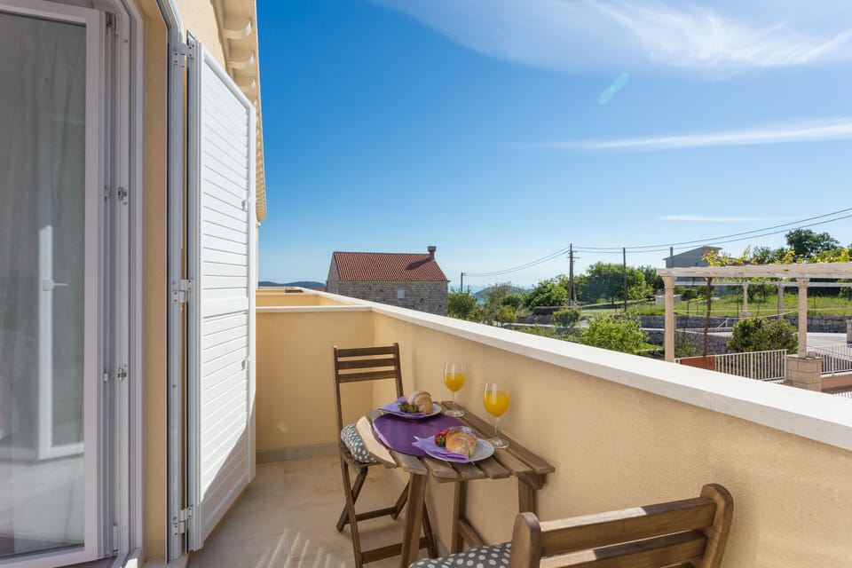 Balcony with garden view