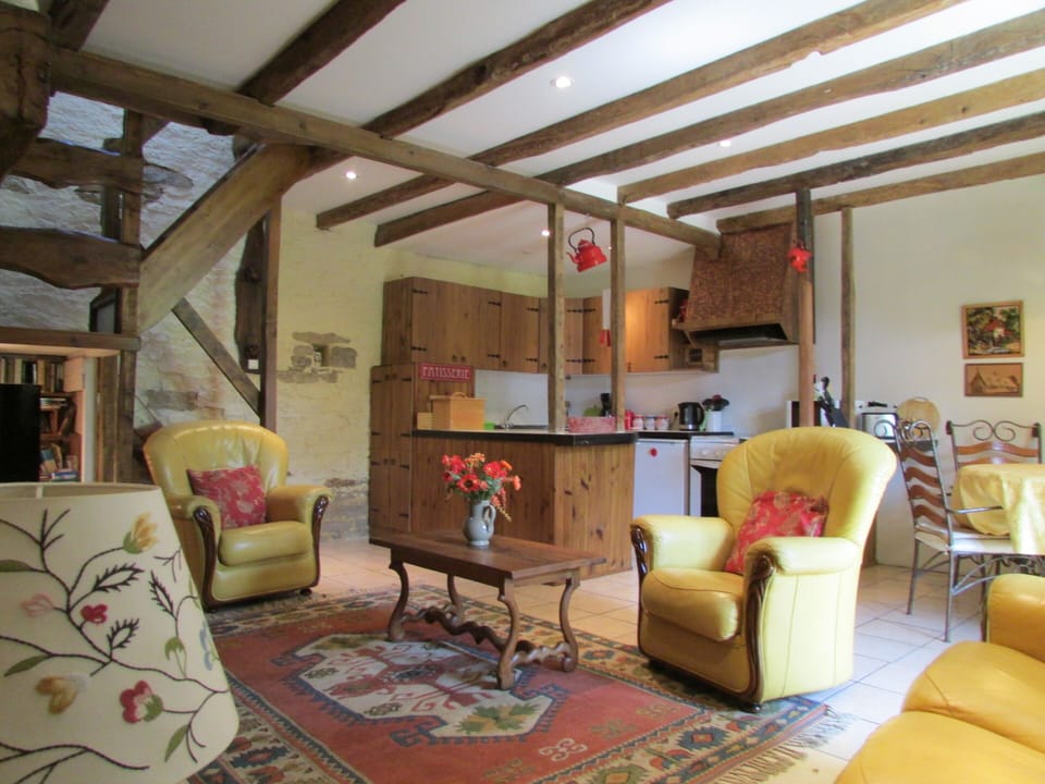 comfortable lounge area