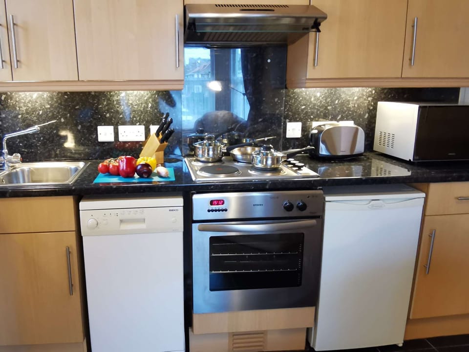 ELIZABETH APARTMENT KITCHEN AREA.