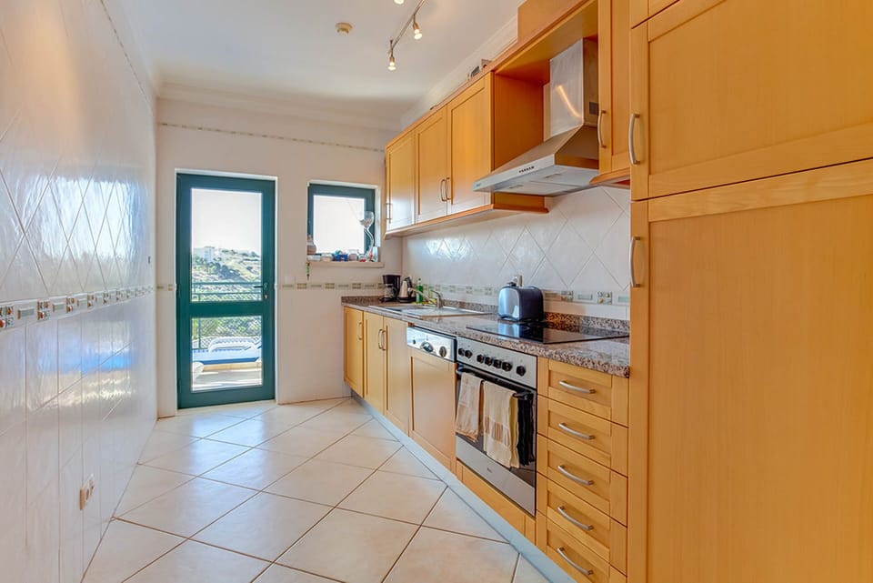 Kitchen has access to the terrace