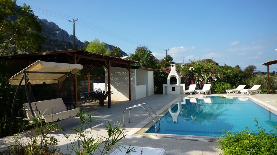 Pool bar with BBQ and Pergola