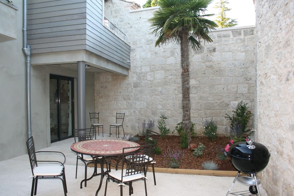 Gites Courtyard