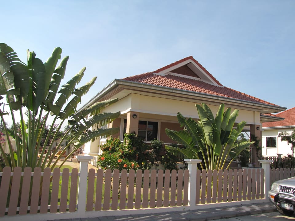 Front of the villa