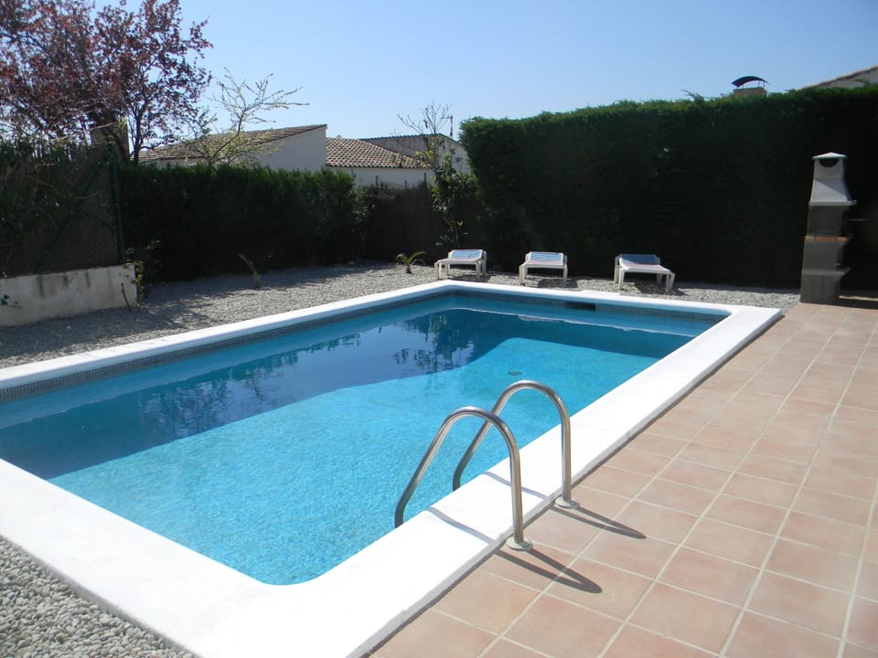 Private swimming pool and secluded garden