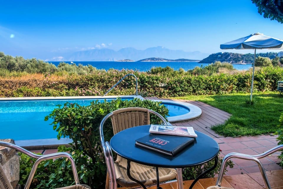 View from patio lower floor studio