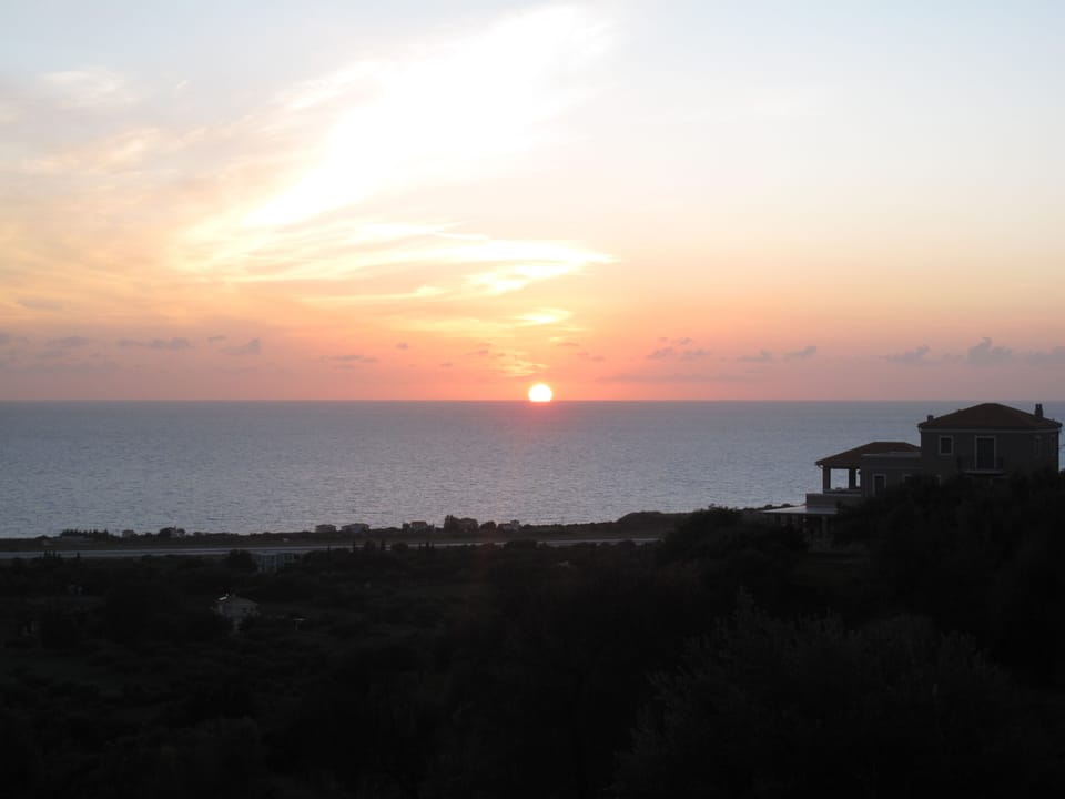 watch the sun go down from the terrace