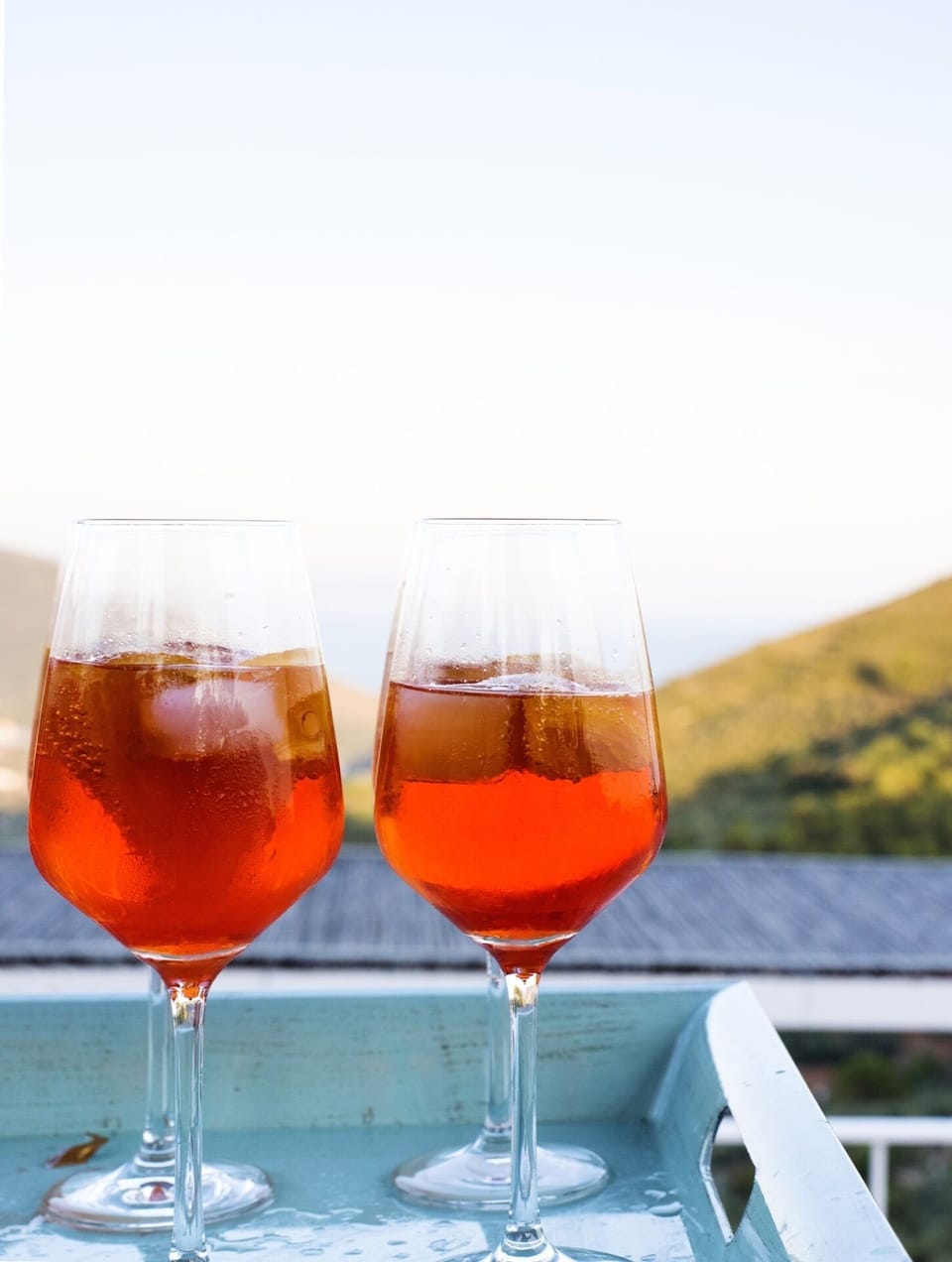 Aperitivo at sunset.