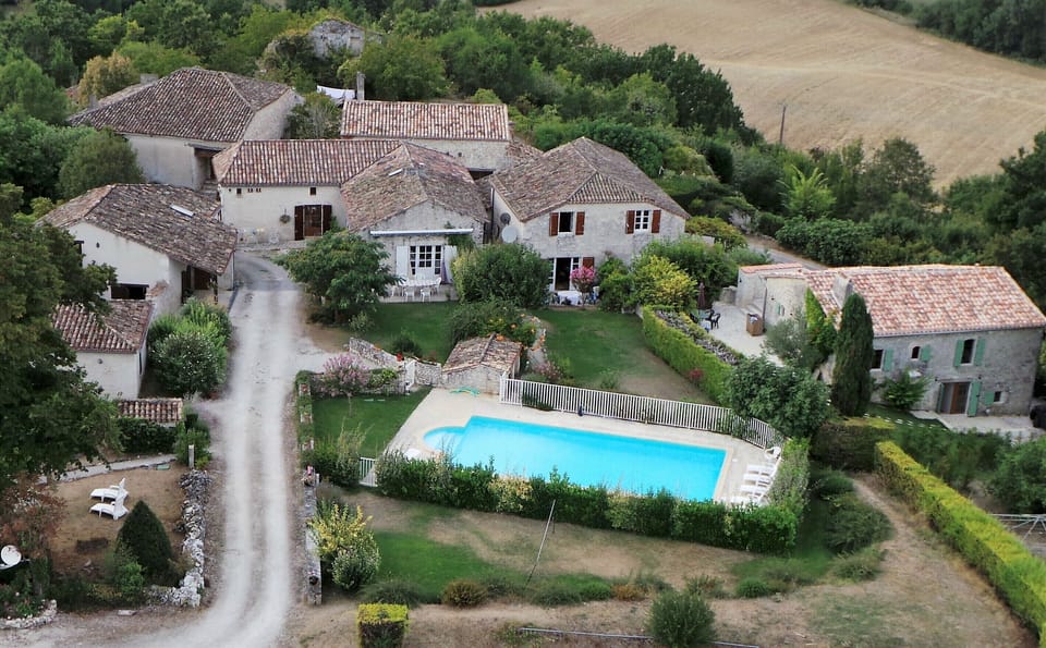Drone View of Village