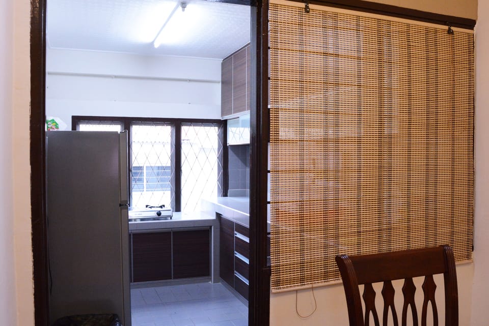 Well-equipped kitchen...