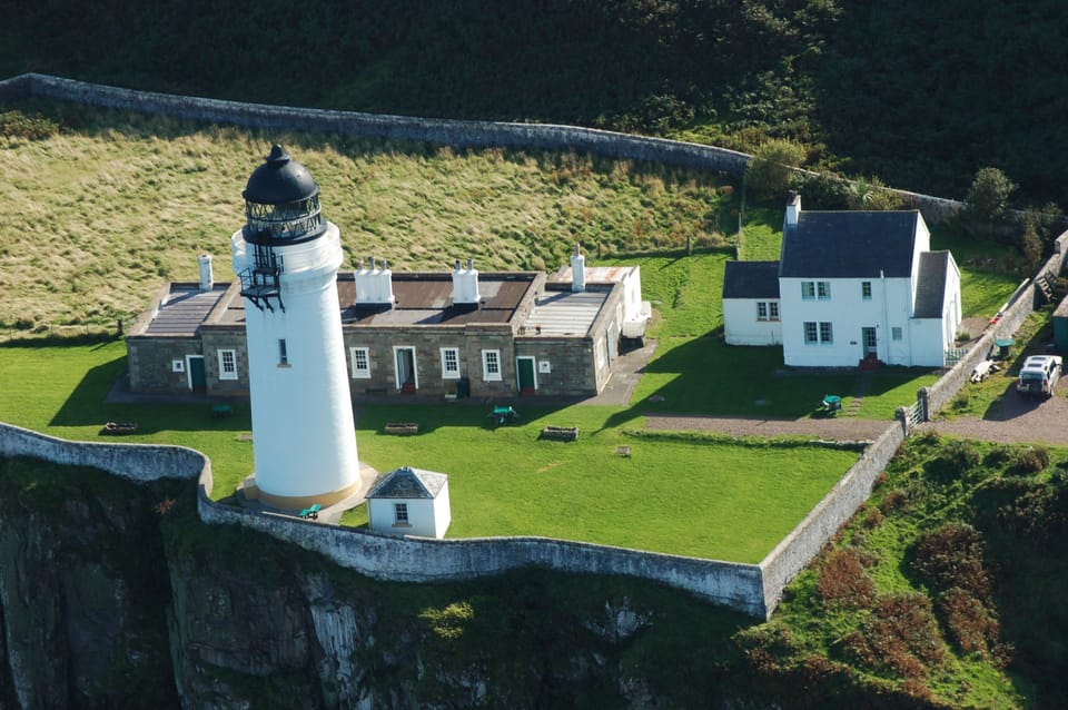 Davaar Island Lighthouse compound (caretakers live in the furthest LH. building)