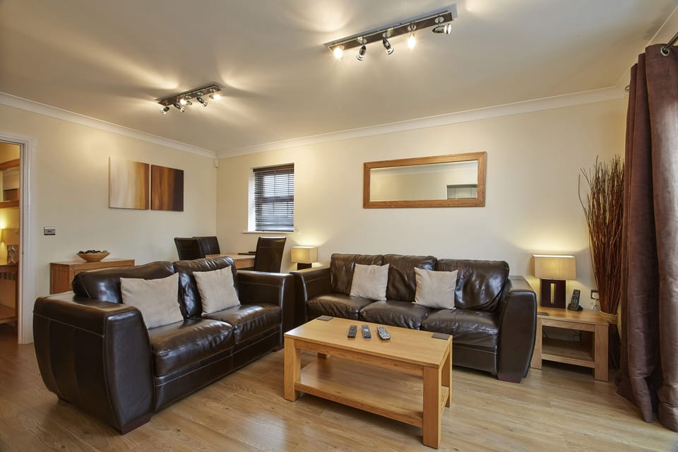 Light, airy, open living area 