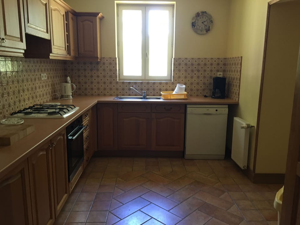 The fully equipped kitchen is perfect for cooking snacks and full meals! 