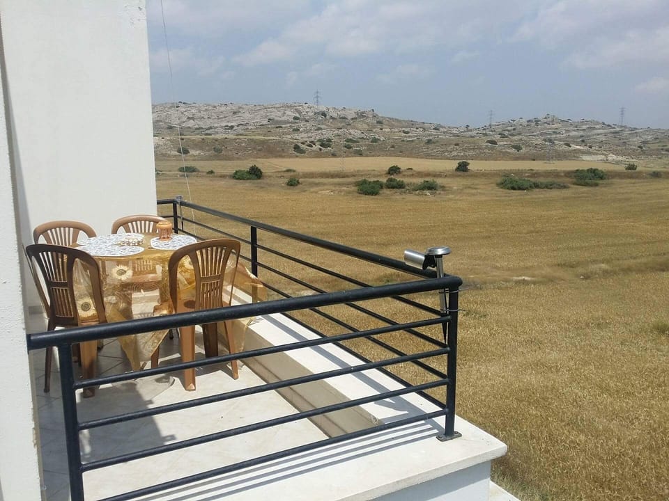 Balcony off the kitchen and living area 