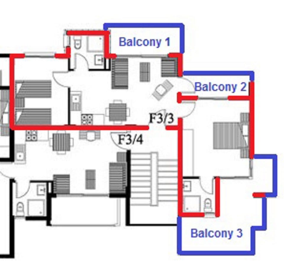 Layout of the apartment