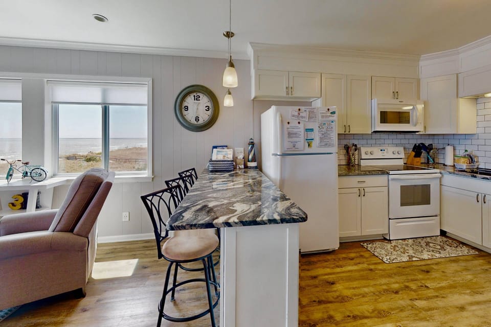 The kitchen counter is a great place to start your day