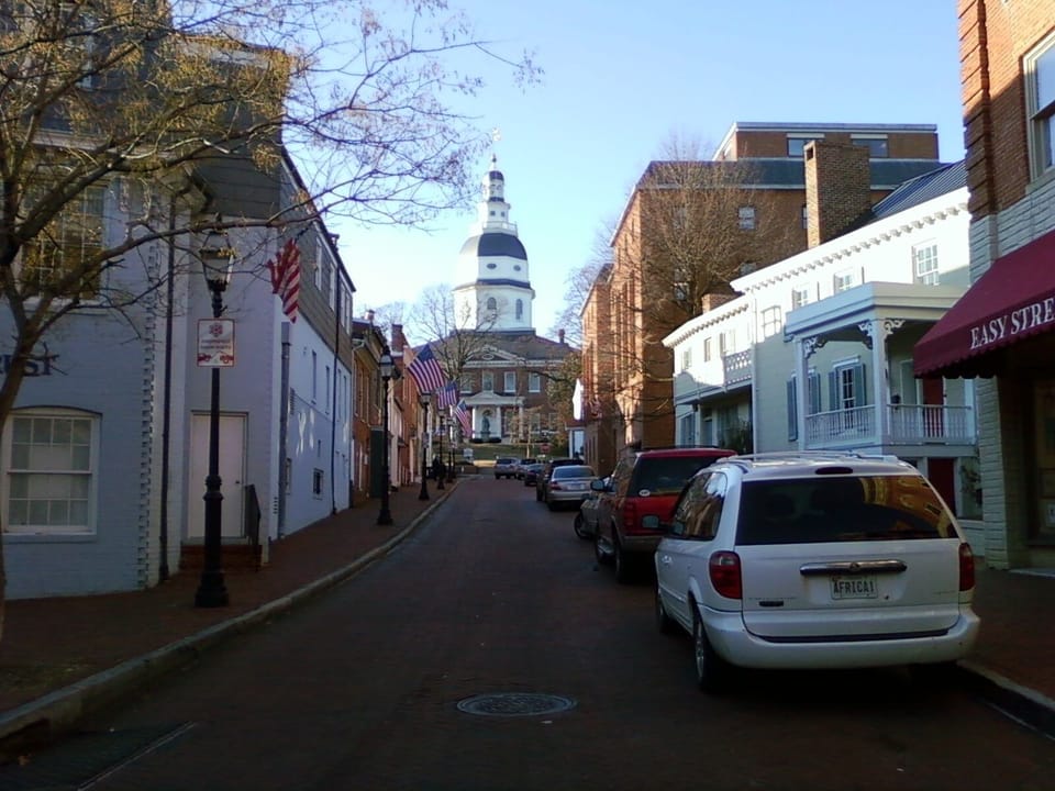 Your direct view up to the State House from your front steps.