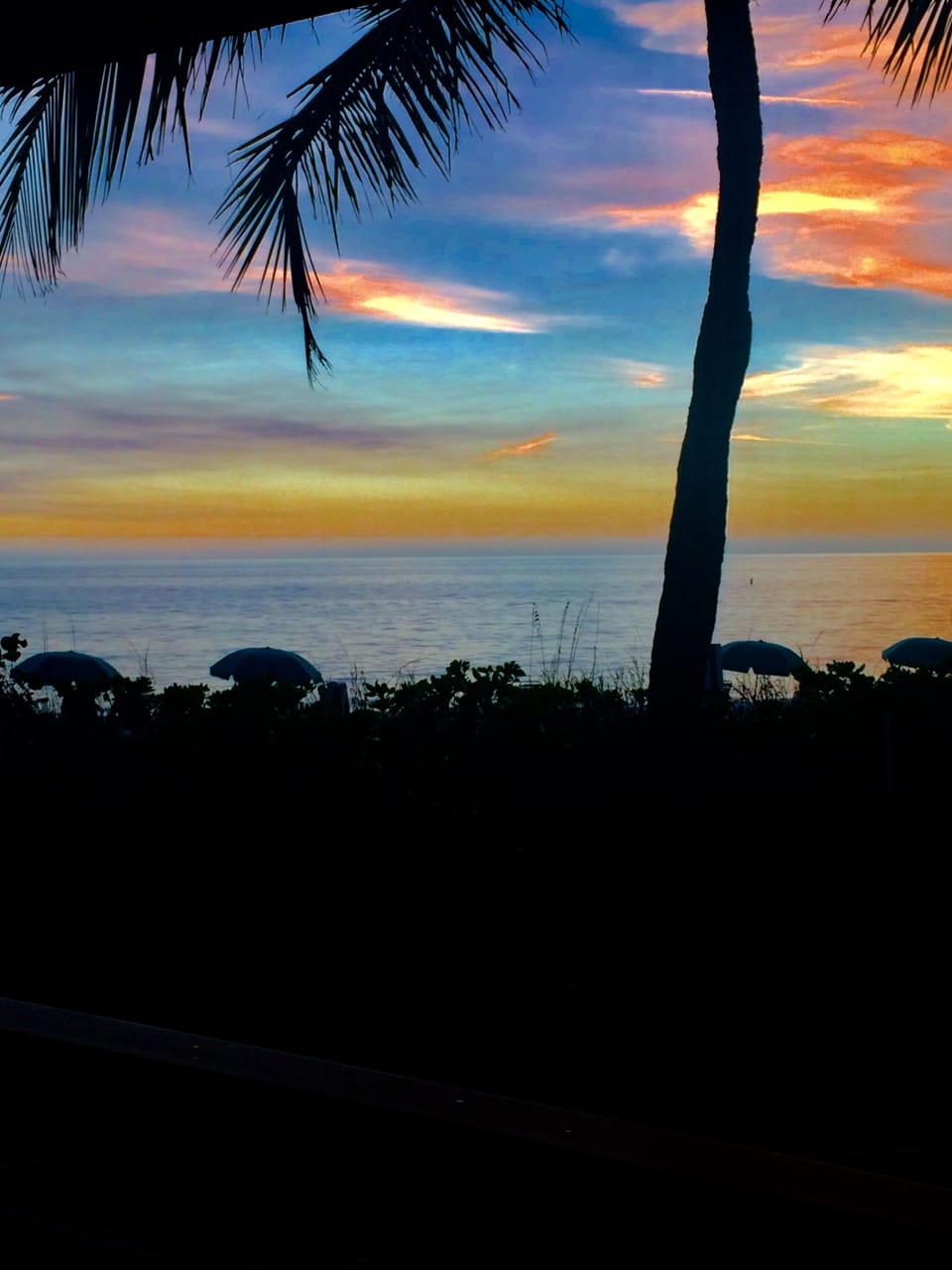 Sunset at beach