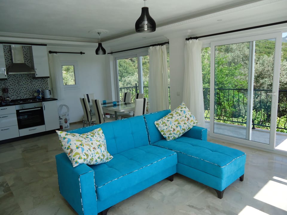 open plan living area