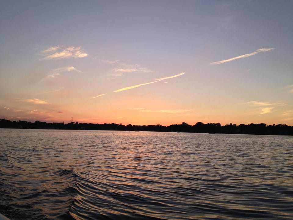 The beautiful sunsets from the front deck!