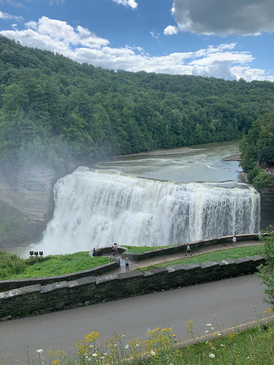 Lower falls at Letchworth State Park 