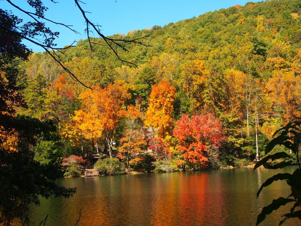 Amazing views of the vibrant Fall colors.