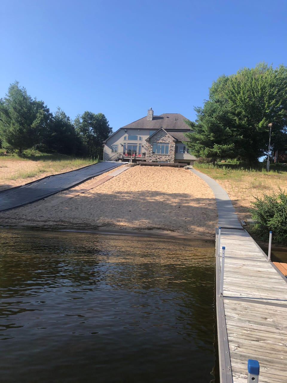 View from the lake