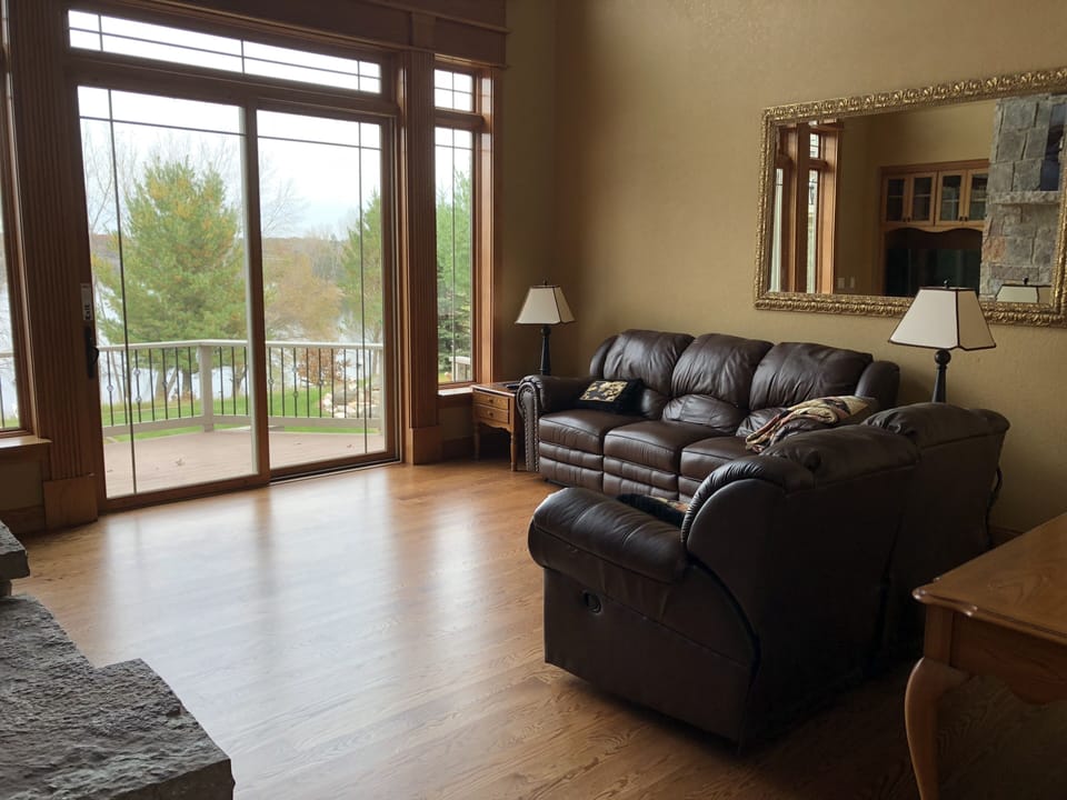 Hearth room with spectacular view