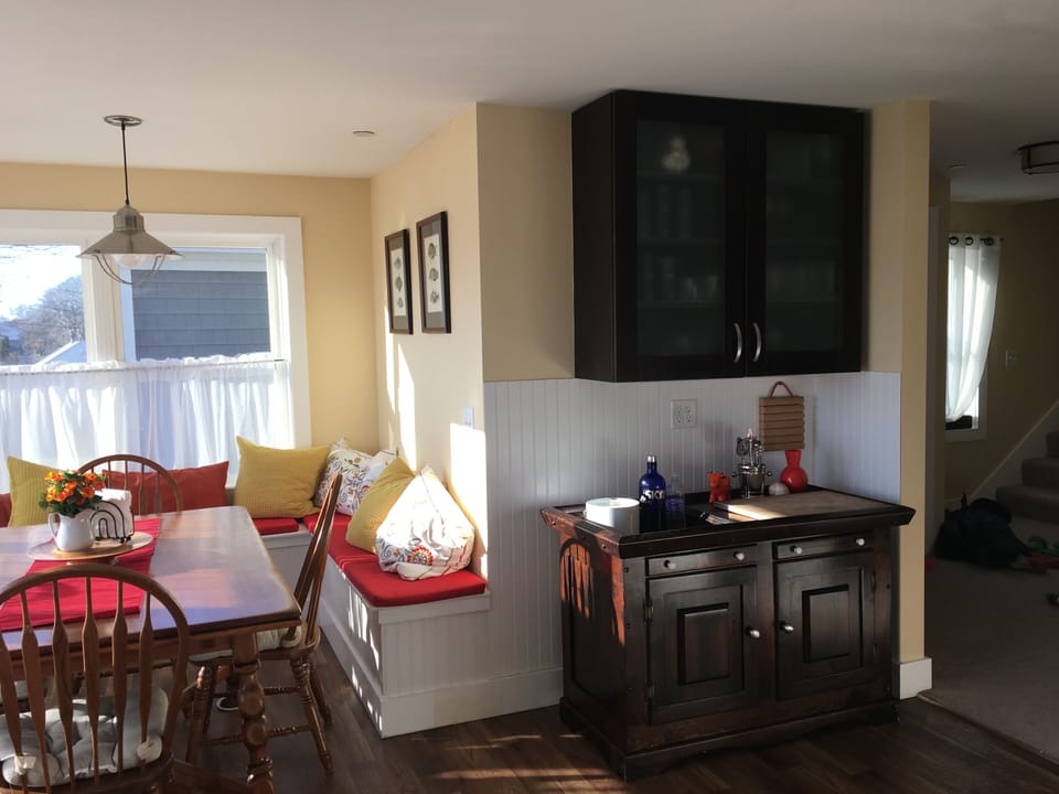 Our galley, making all your favorite drinks, frozen smoothies or on the rocks! 