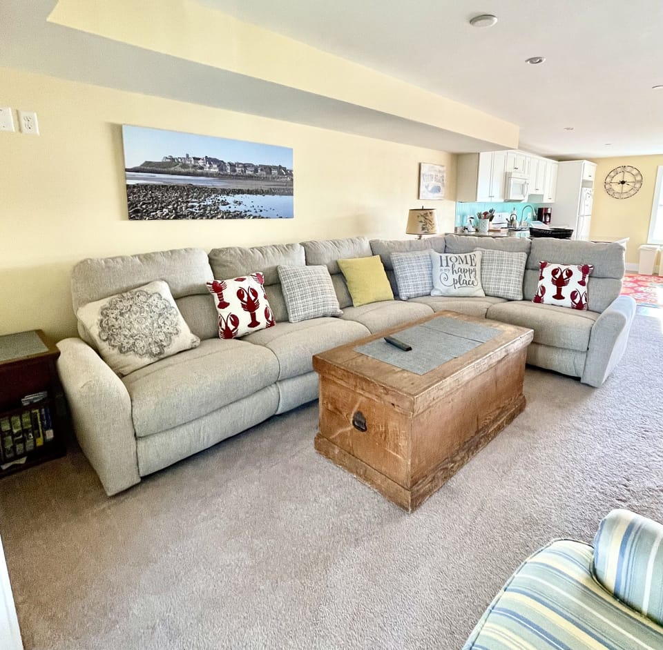 Brand new-large sectional where there's enough room for everyone