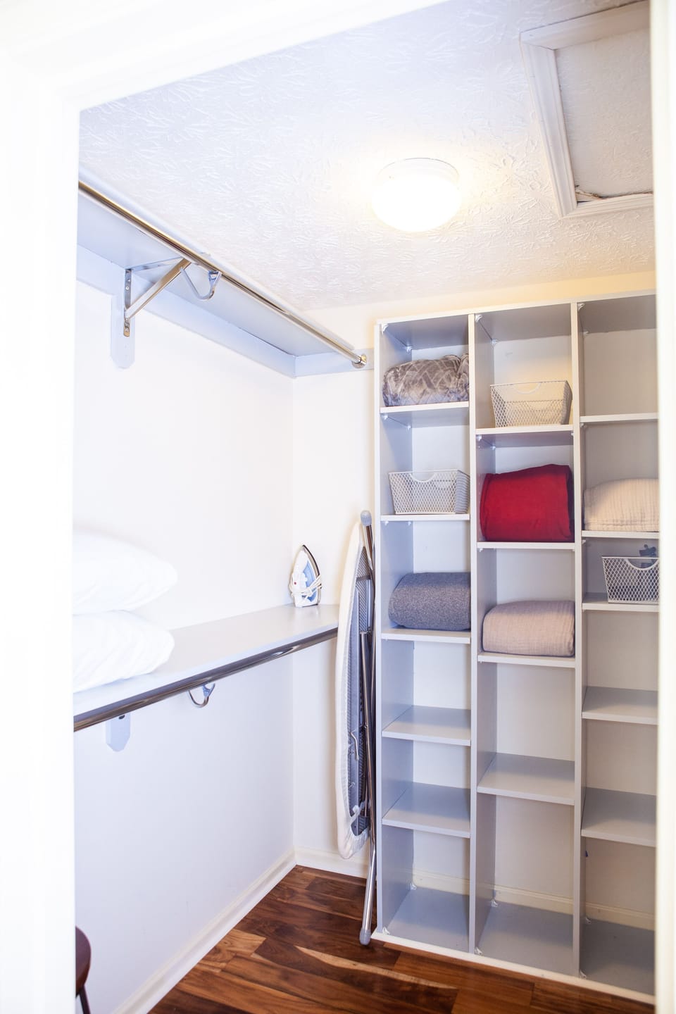 master walk-in closet