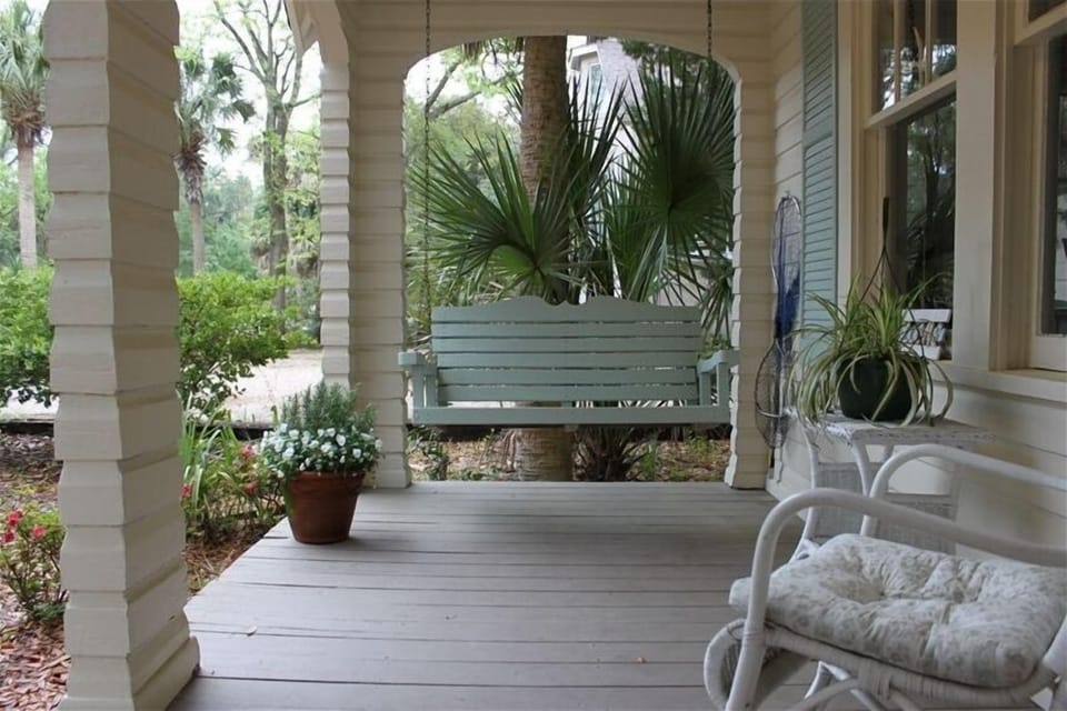 Relax on the front porch.