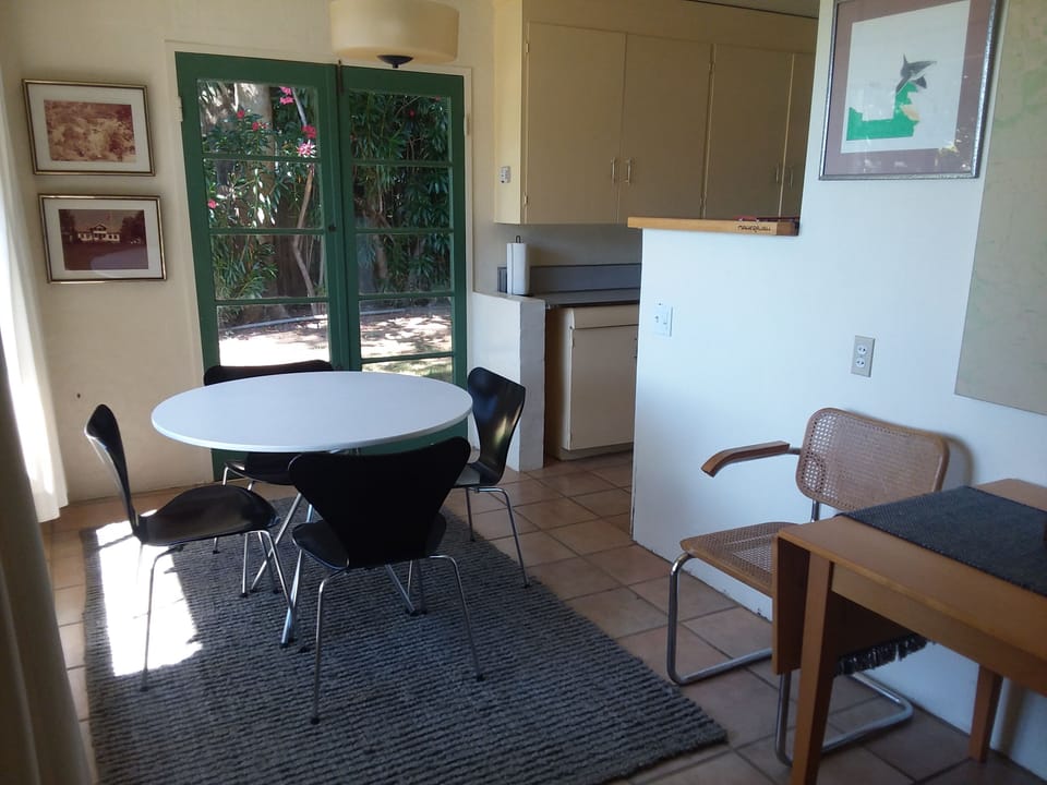 Dining area looking towards kitchen