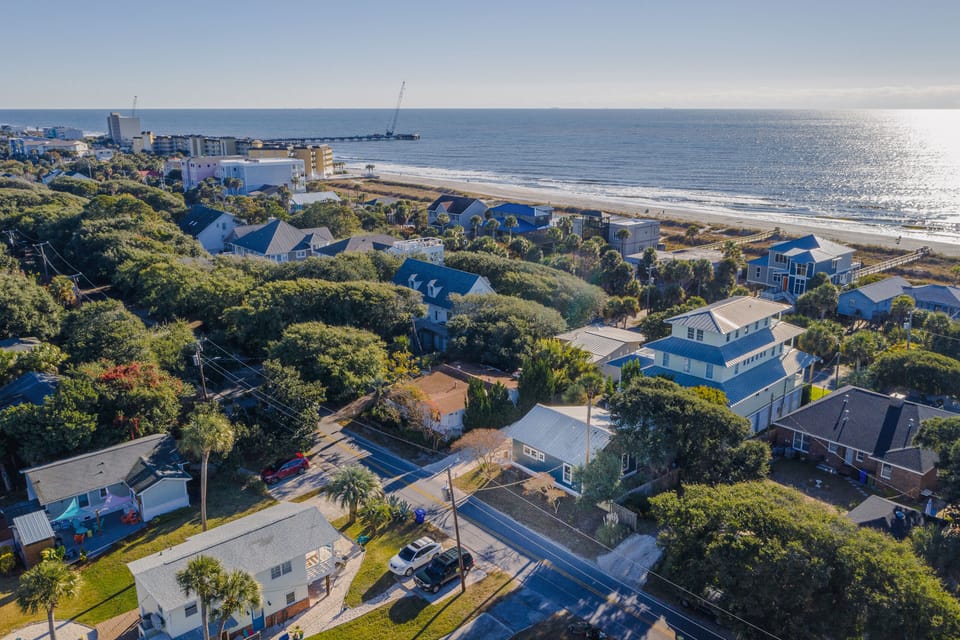 Only being a couple street back from the beach, you get the convenance of being close to the beach but the privacy of a quiet neighborhood.
