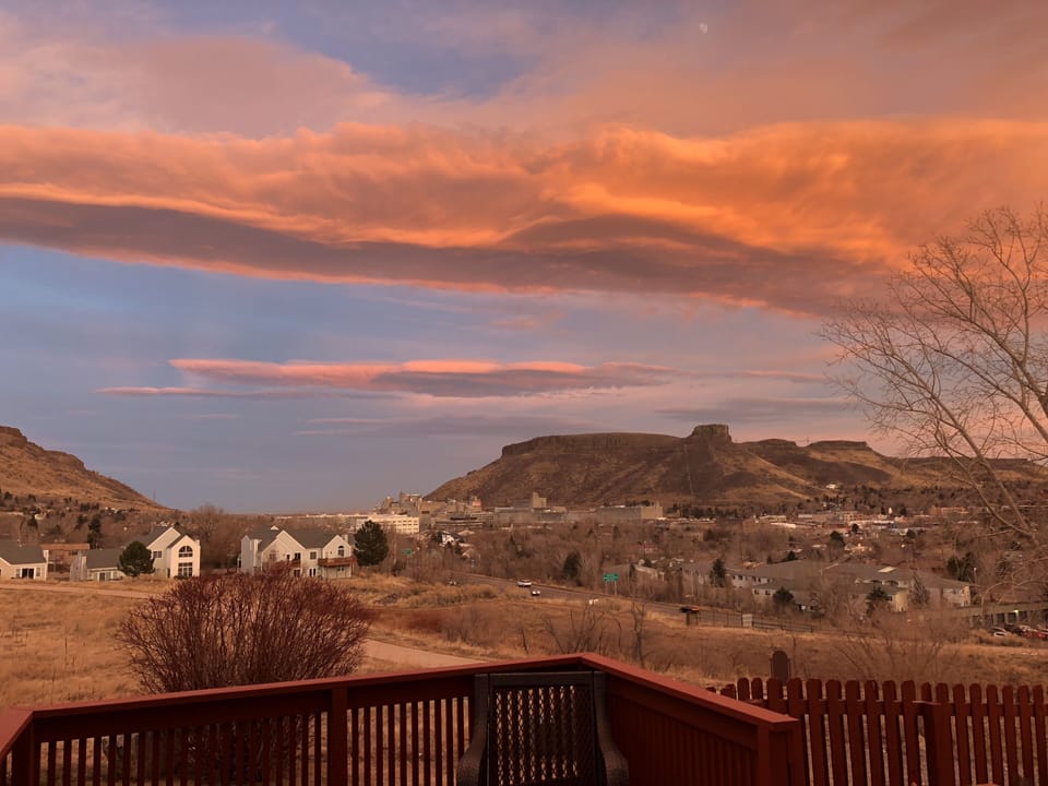 Expansive views from everywhere in this townhouse