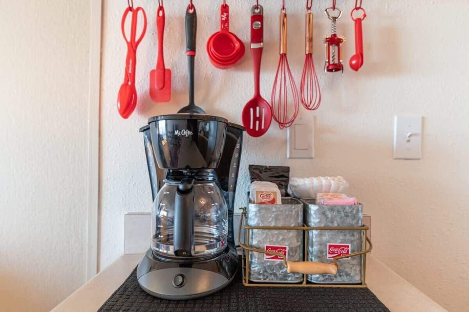 Coffee is included, if you need even more caffeine 