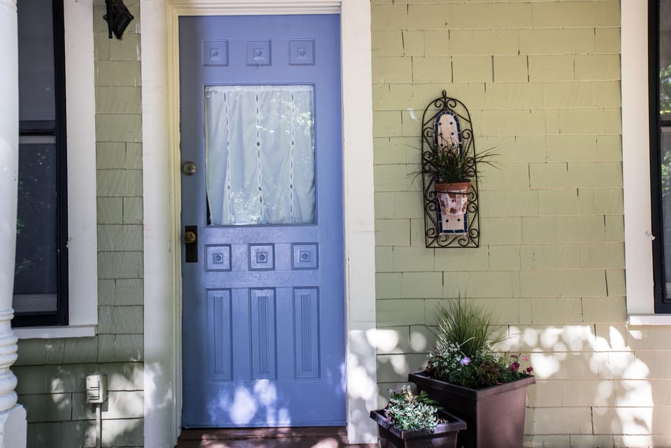 Front porch of cottage