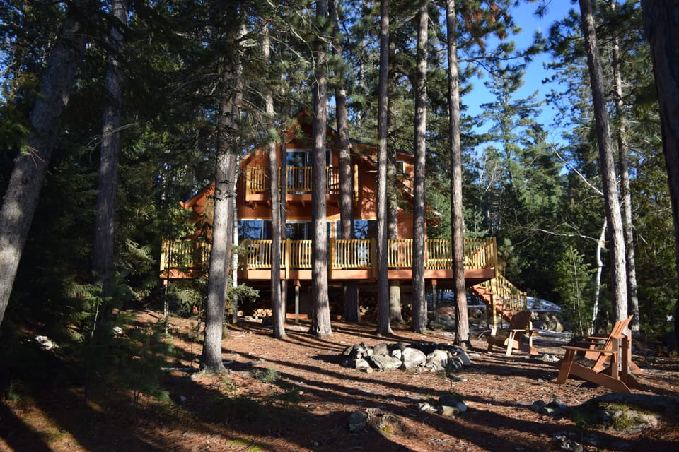 Cabin from Lakeshore