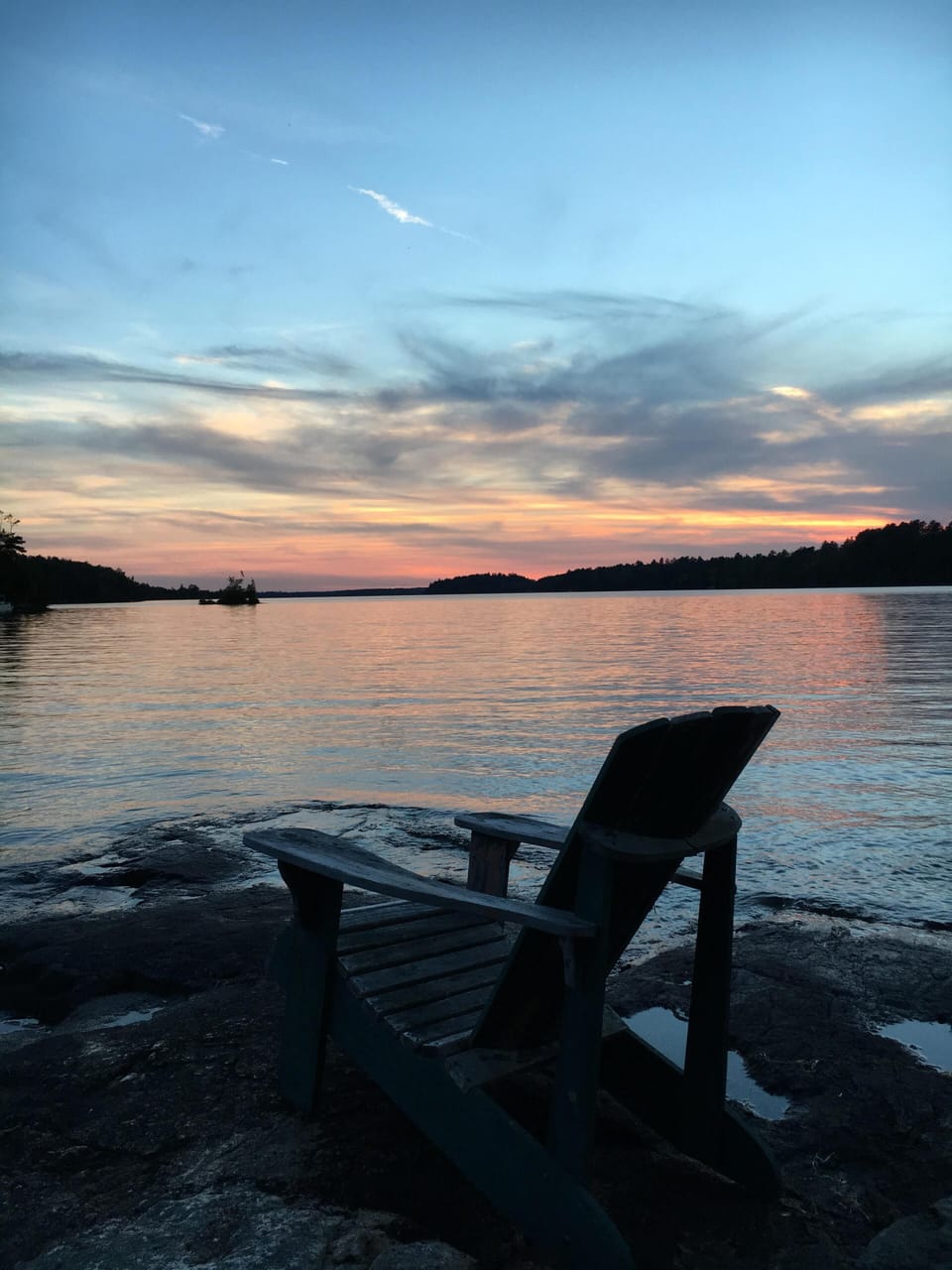 Sunset on Rock Point