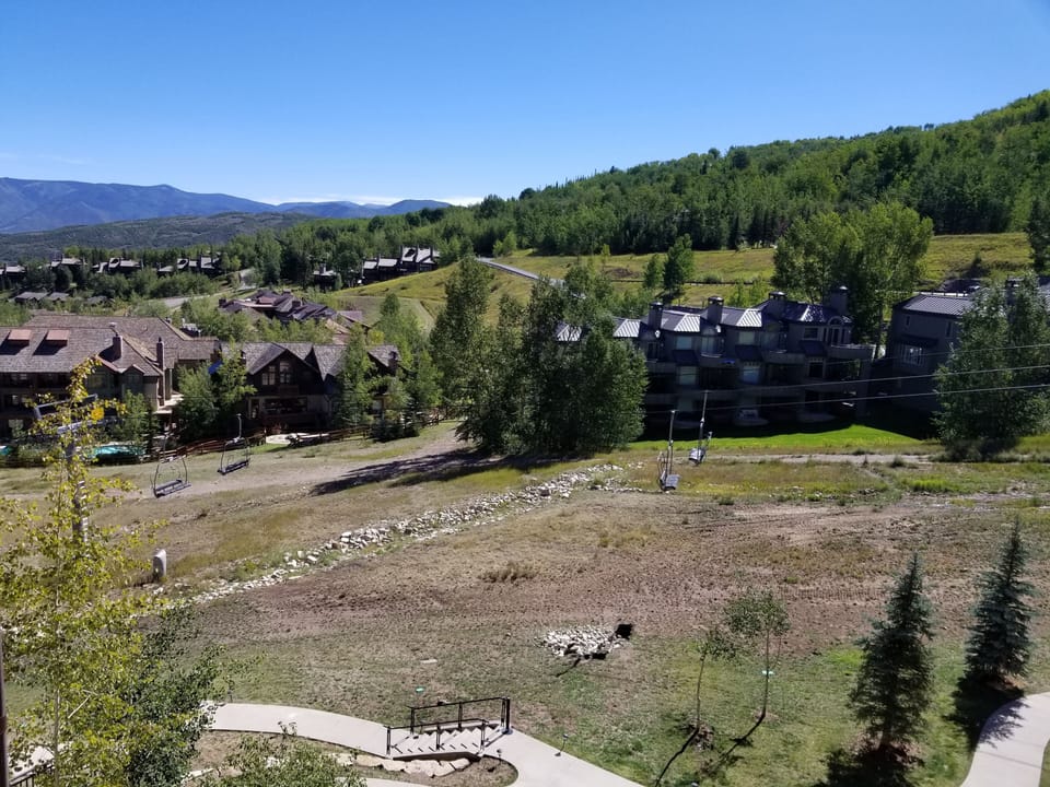 View from condo in summer