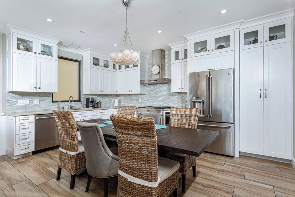 Well appointed kitchen with tons of storage.
