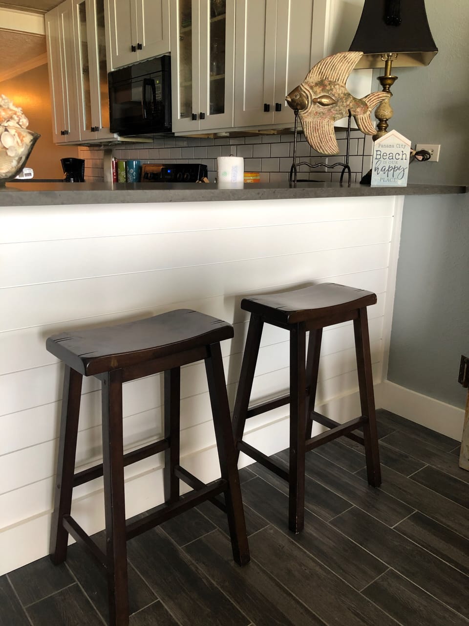 Bar seating for two 