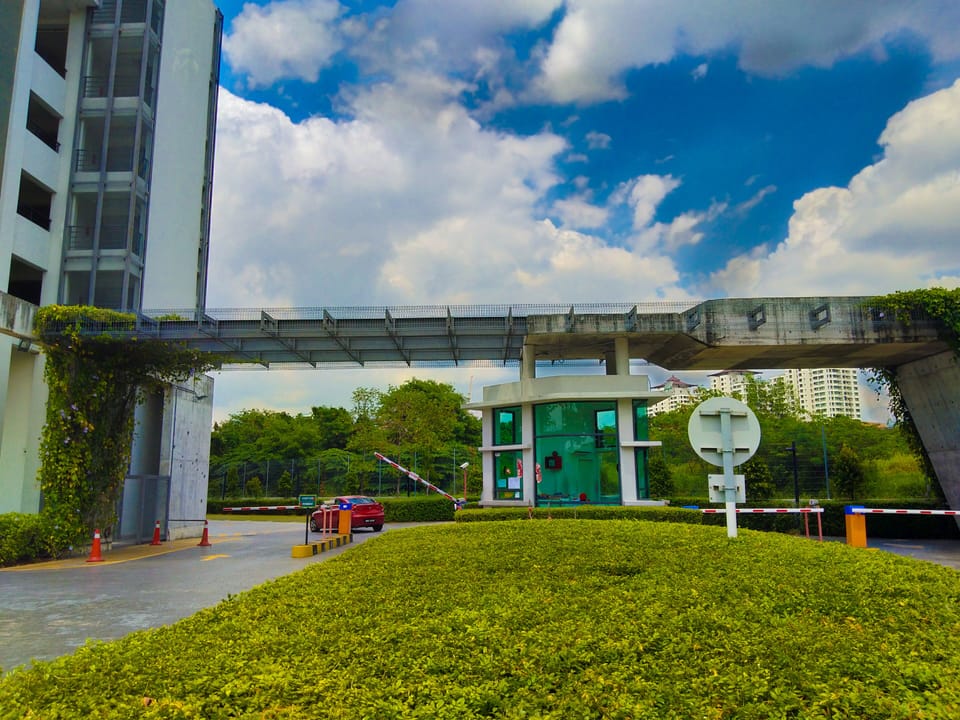 Green Scenery At Main Entrance