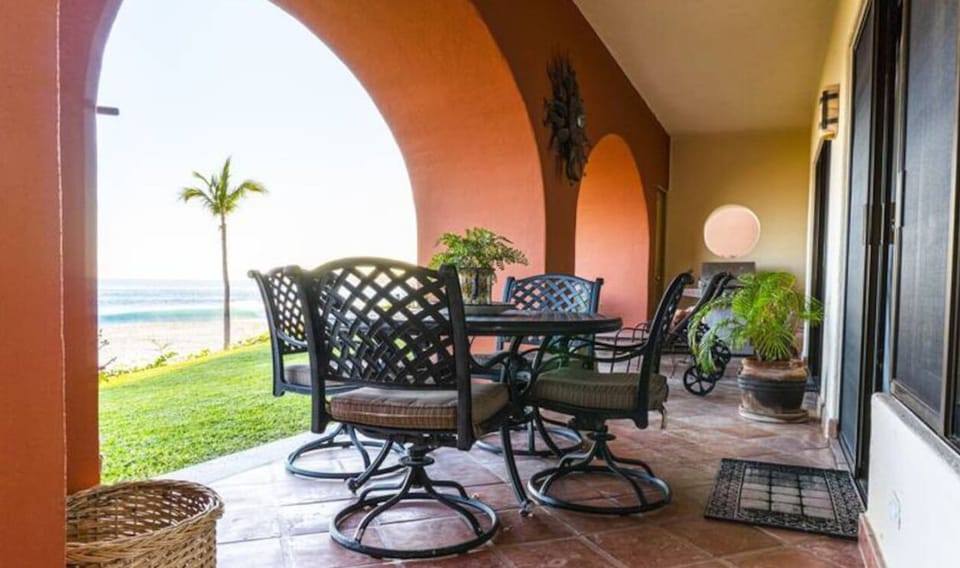 Large patio